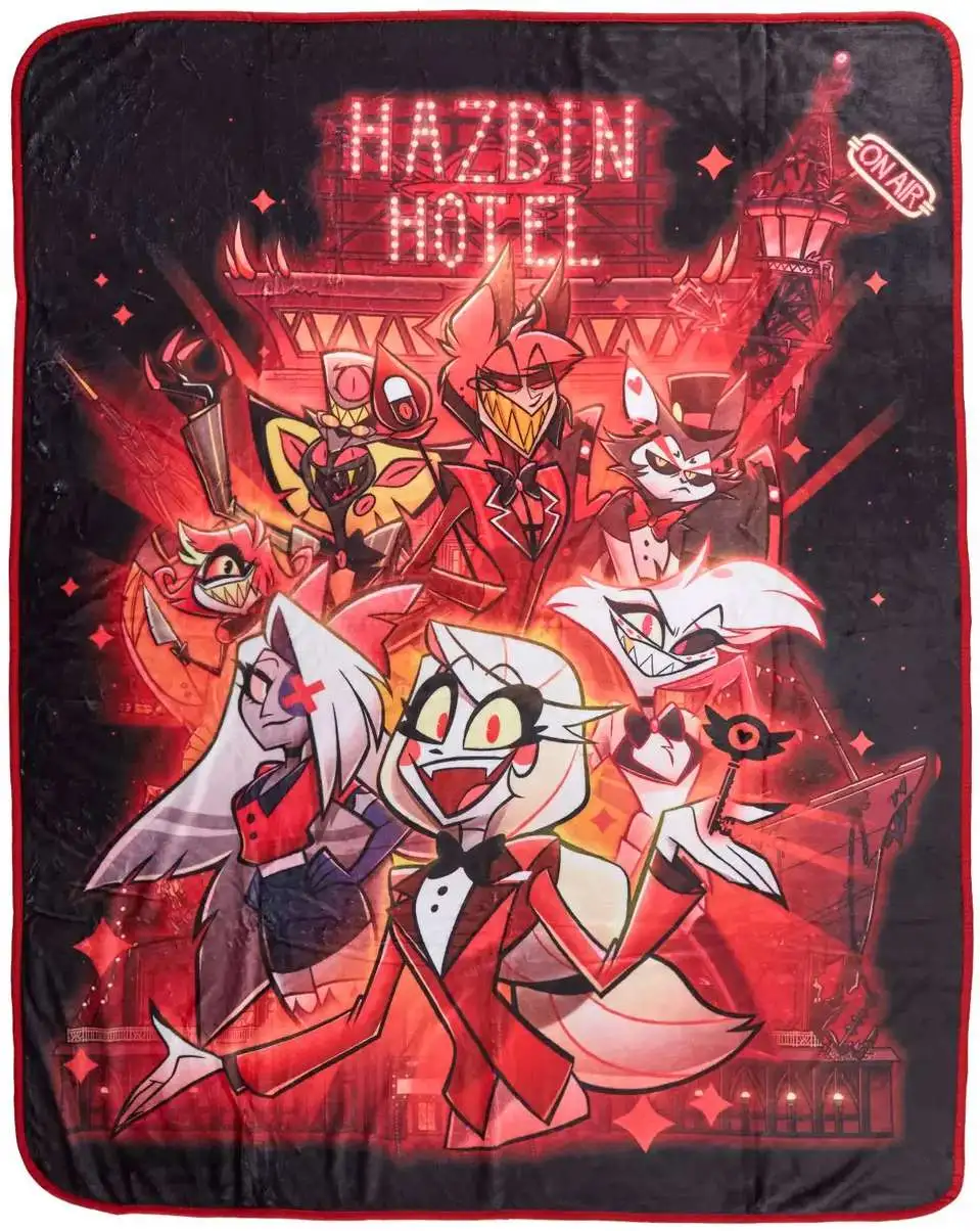 Hazbin Hotel The Group Exclusive Throw Blanket