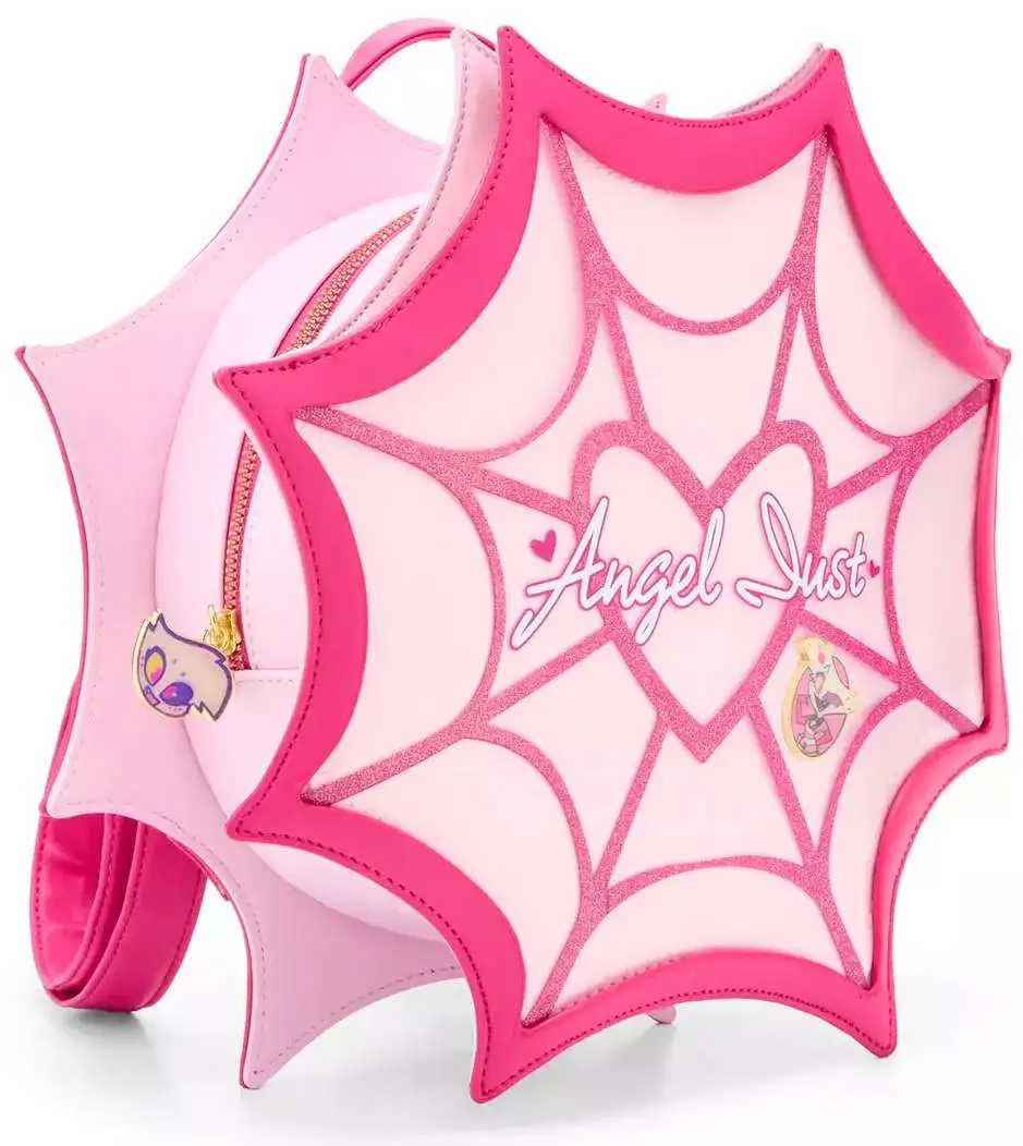 Hazbin Hotel Angel Dust Spiderweb Pin Collector Exclusive Mini