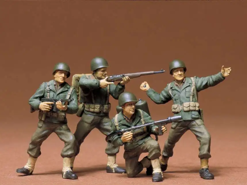 Tamiya USA Military Miniature U.S. Army Infantry Model Kit