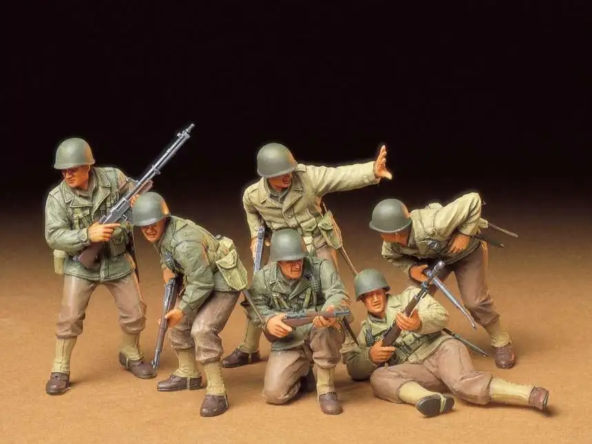 Tamiya USA Military Miniature U.S. Army Assault Infantry Model Kit