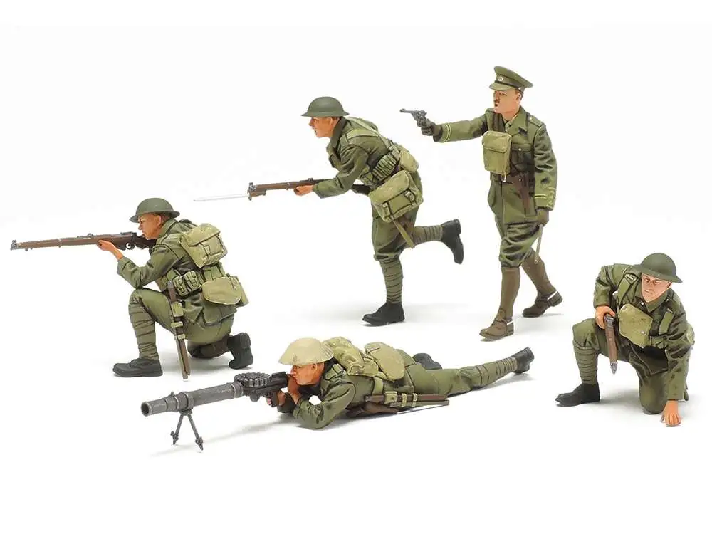 Tamiya USA Military Miniature WWI British Infantry Model Kit