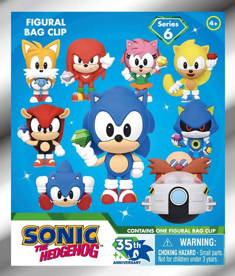 Sonic 3 Figurine Sonic SquishMe Série 1 - Mystery Pack - 1 Figurine Sonic 3 Figurine Sonic SquishMe Série 1 - Mystery Pack - 1 Figurine