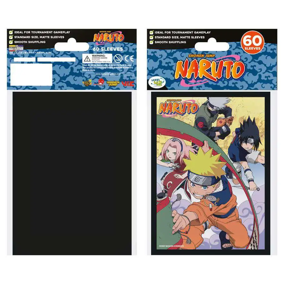 Card Supplies Art Naruto Standard Card Sleeves [60 Count]