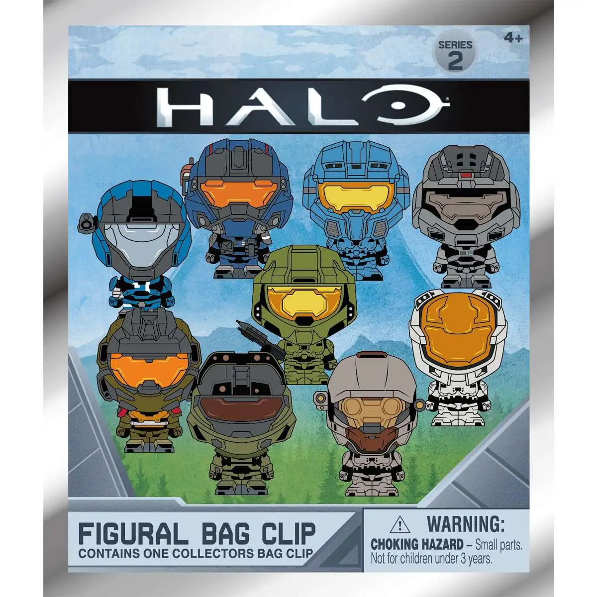 Halo 3D Figural Foam Bag Clip Halo Series 2 Mystery Pack 1 RANDOM