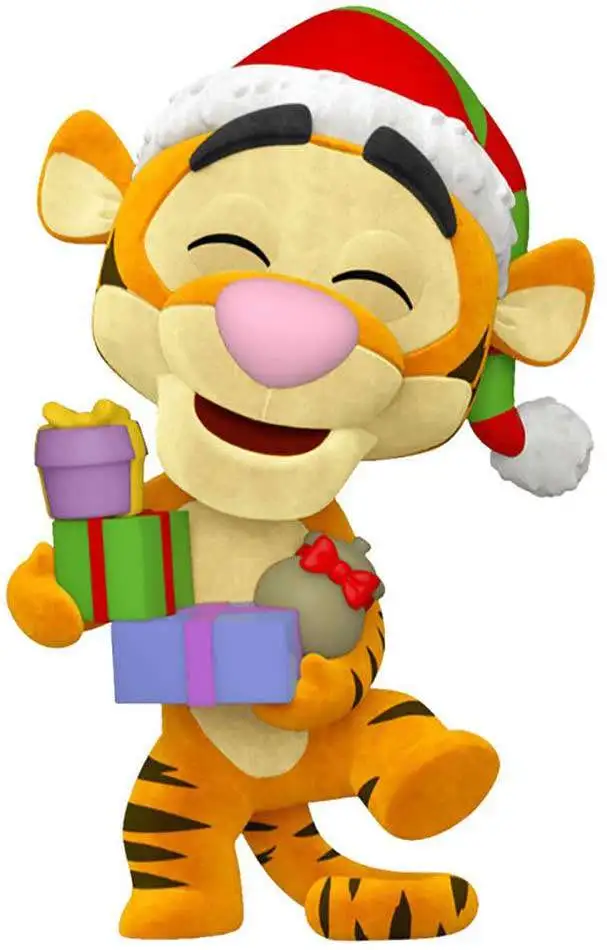 Funko Winnie the Pooh POP! Disney Tigger with Gifts Vinyl Figure #1130 [Flocked, Damaged Package]