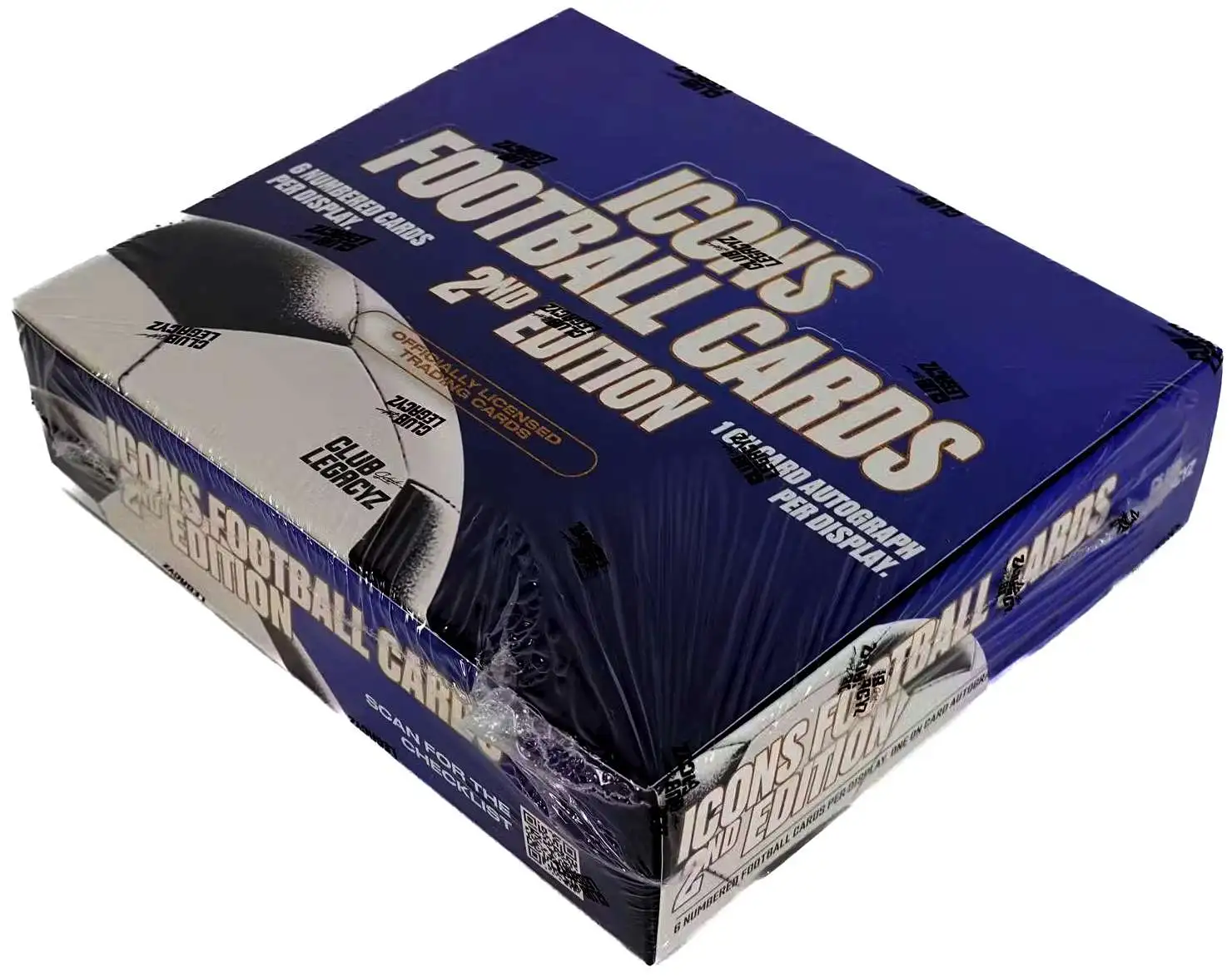 Soccer 2025 Icons Football 2nd Edition Trading Card HOBBY Box Club