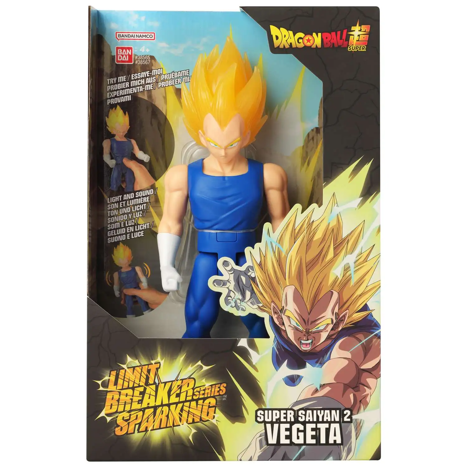 Dragon Ball Limit Breaker Sparking Super Saiyan 2 Vegeta Action Figure