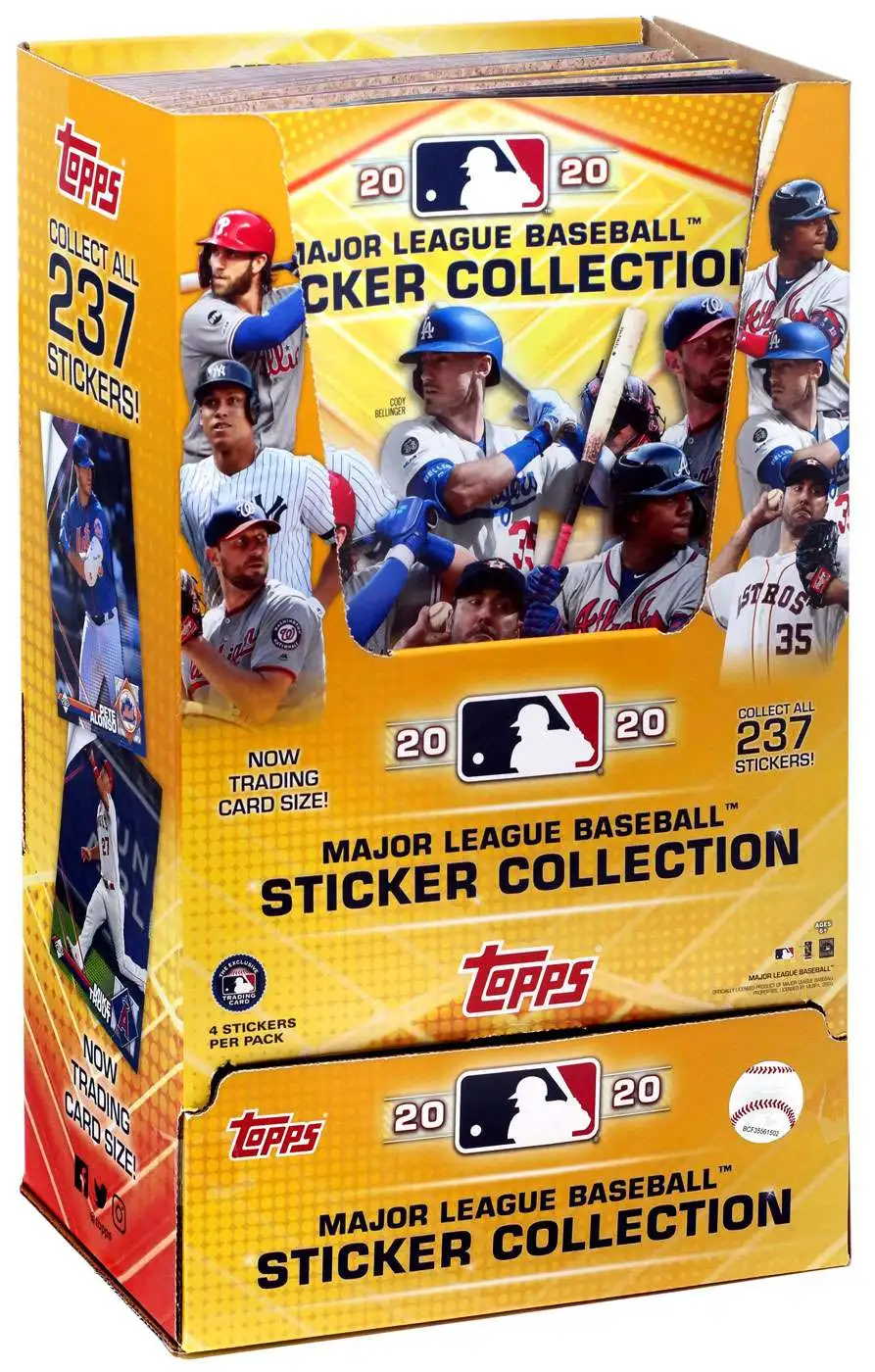 2020 Topps MLB Sticker Baseball Checklist, Set Info, Boxes, Review