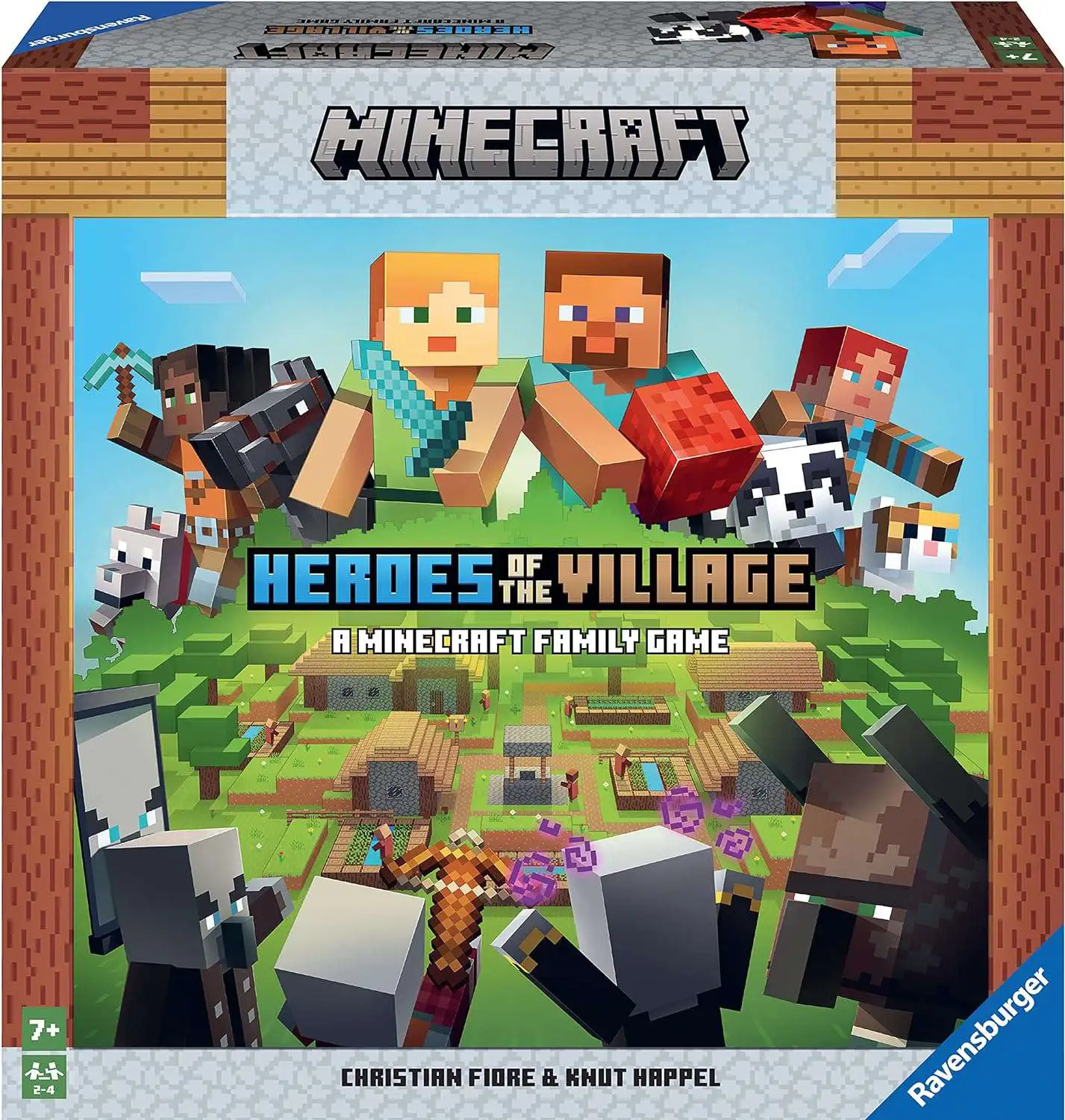 Minecraft Heroes of the Village Board Game