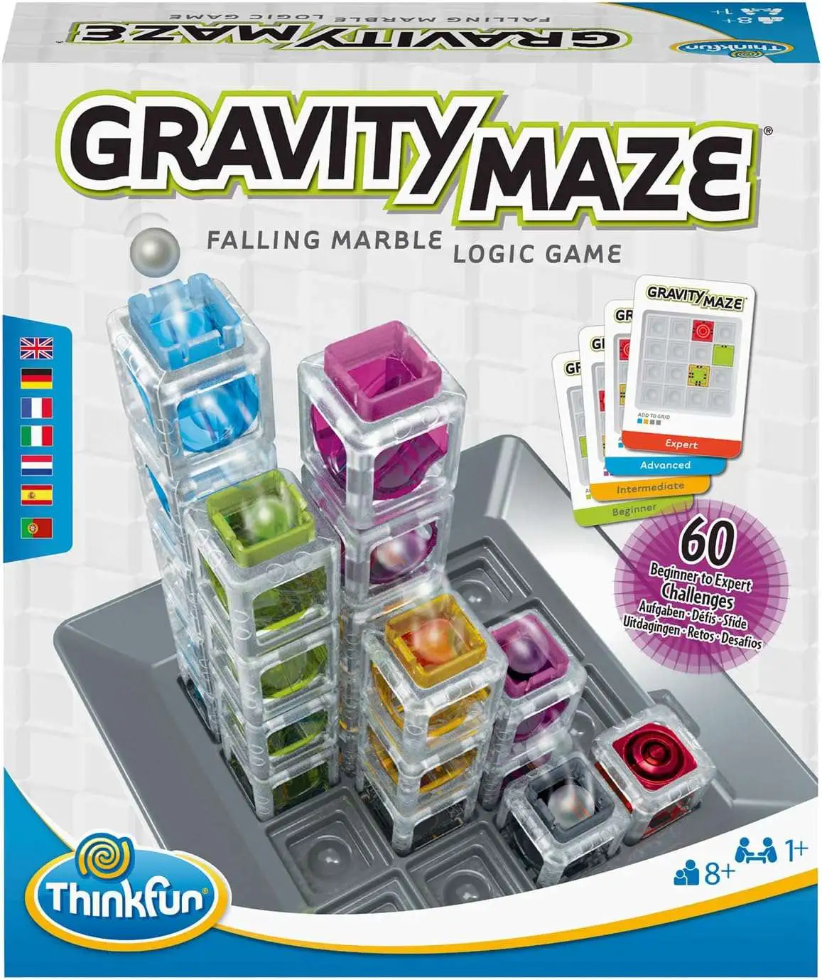 ThinkFun Gravity Maze Game [Falling Marble Logic Game]
