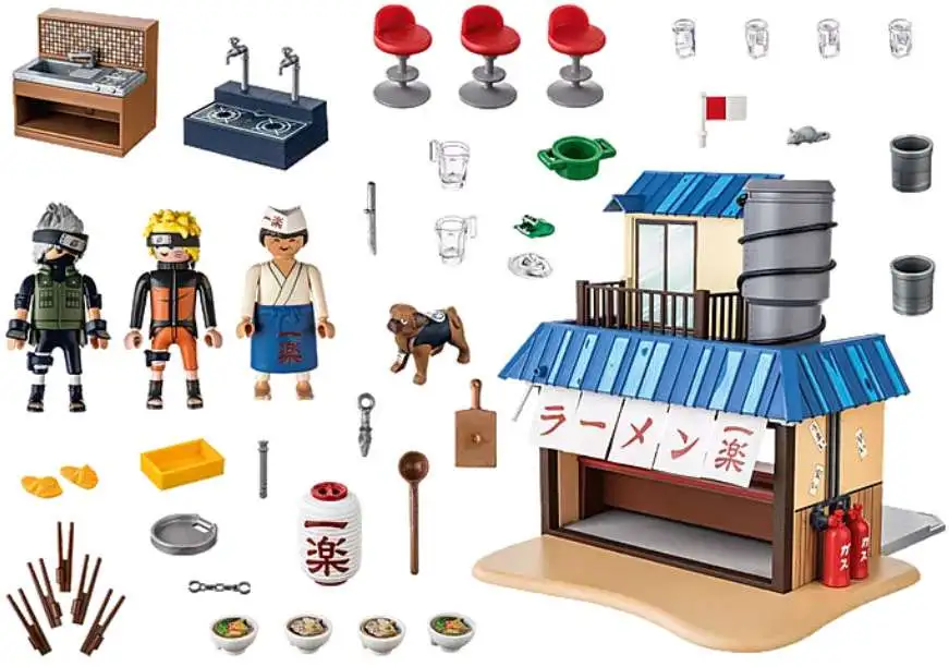 Playmobil 70667 Naruto vs. Pain - Naruto - Héros Issu de la série d'anime - pour reconstituer des scènes légendaires ou Inventer de Nouvelles Histoires - Dès 5 Ans