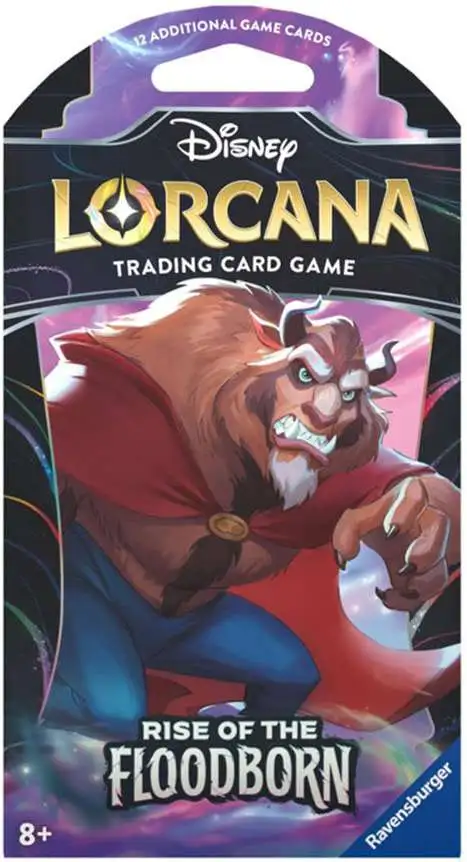 Disney Lorcana Trading Card Game Rise of the Floodborn SLEEVED Booster Pack [12 Cards]