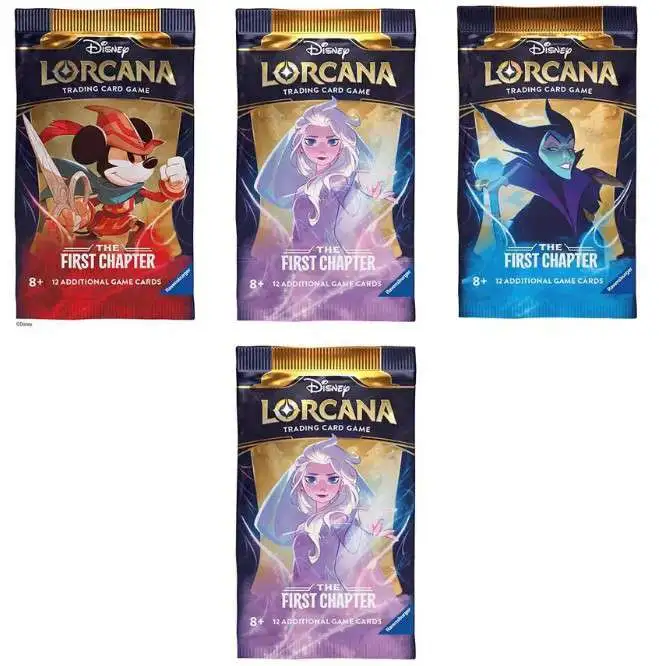 Disney Lorcana Trading Card Game First Chapter Exclusive BUNDLE