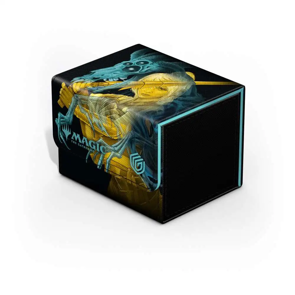 MtG Sidewinder 100+ Xenoskin Duskmourn "The wandering Rescuer" Deck Box