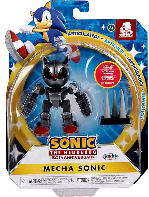 Sonic The Hedgehog Wave 5 Mecha Sonic 4 Action Figure Classic, with Trap  Spring Jakks Pacific - ToyWiz