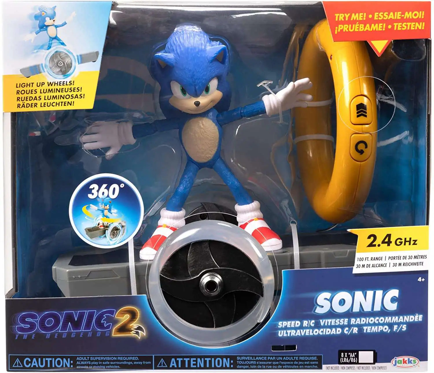  Sonic the Hedgehog 2 The Movie 4 Articulated Action