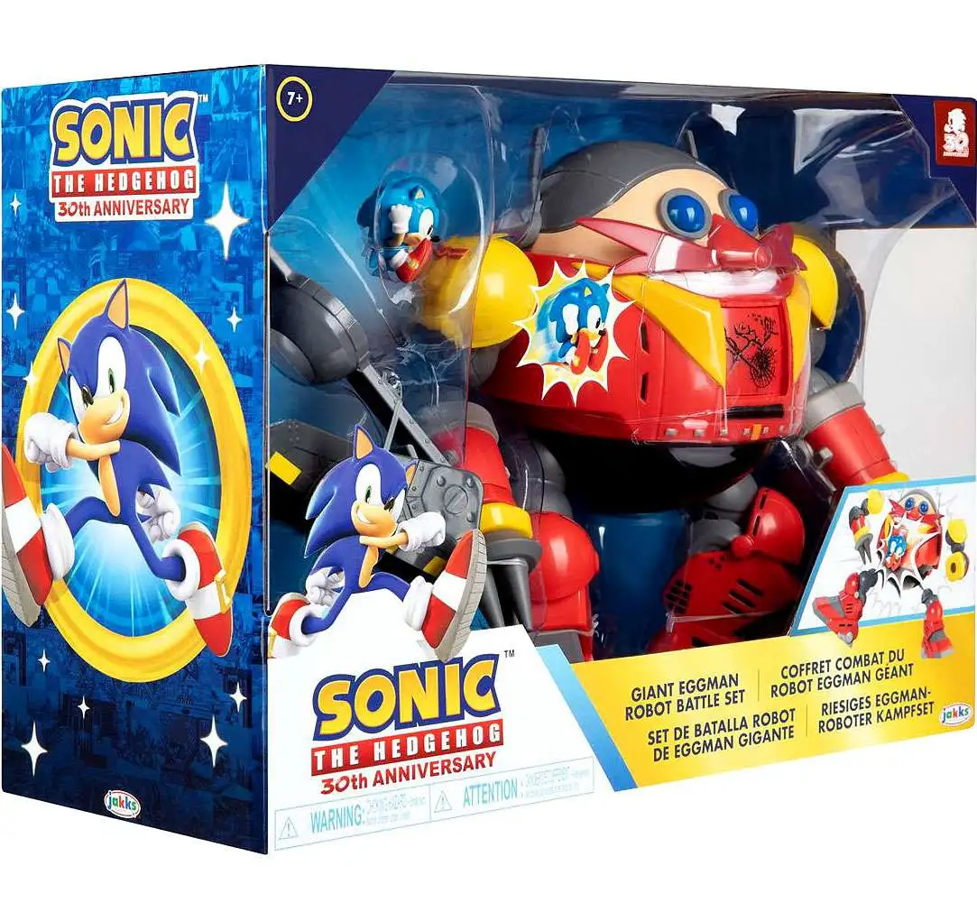 Sonic The Hedgehog Eggman Robot Battle Set 2.5 Playset - ToyWiz