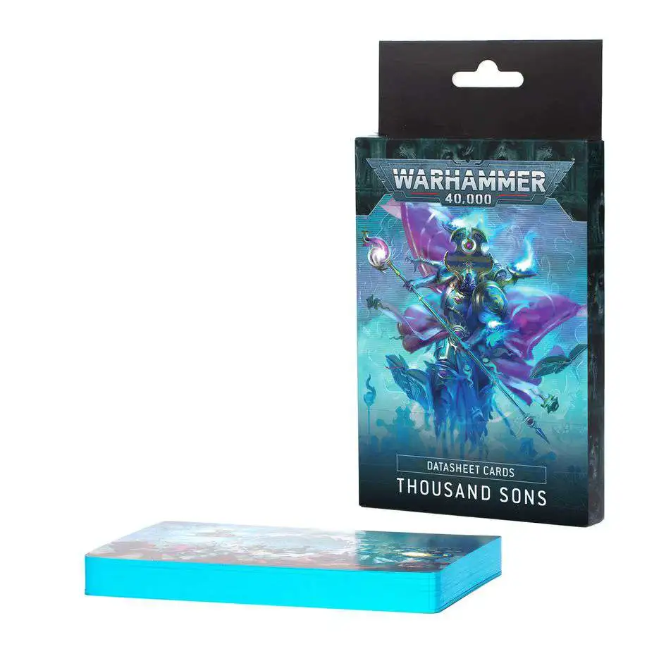 Warhammer 40,000 10th Edition Thousand Sons Datasheet Cards [Sealed]