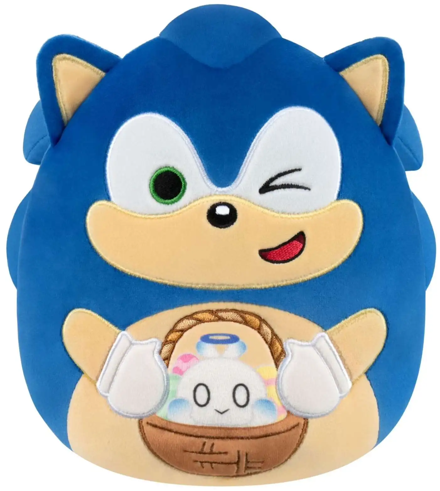 Squishmallows Sonic the Hedgehog Easter Sonic 8-Inch Plush [with Basket]