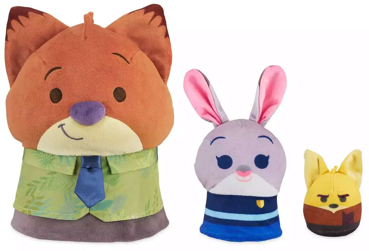 Disney Zootopia Exclusive Nesting Plush Set