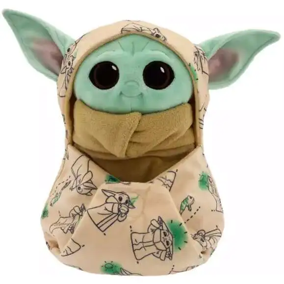 Star Wars The Mandalorian Disney Baby Grogu in Swaddle Exclusive 10-Inch Plush