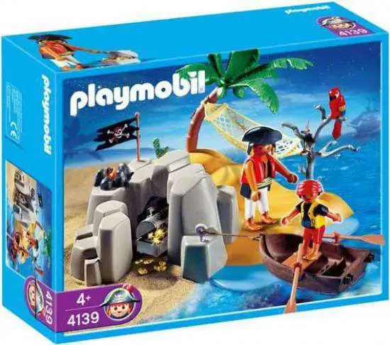 Playmobil Pirates 4139 Piraten Set Insel Boot Palme NEU OVP 