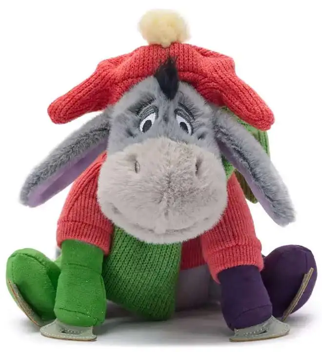 Disney Winnie the Pooh Eeyore Ice Skating Exclusive 6.75-Inch Plush