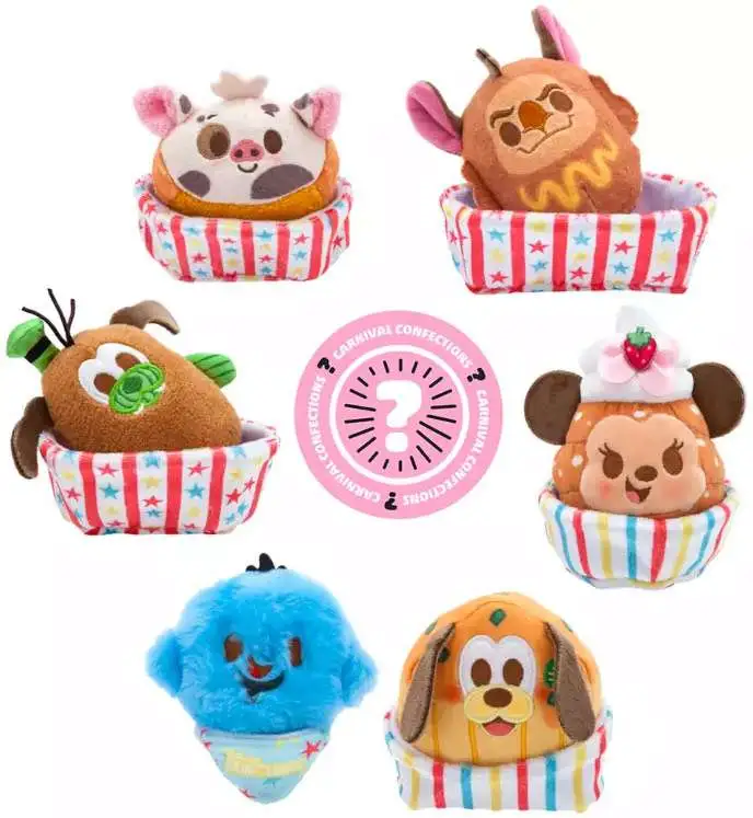 Disney Munchlings Micro Plush Carnival Confections Exclusive 4 Mystery ...