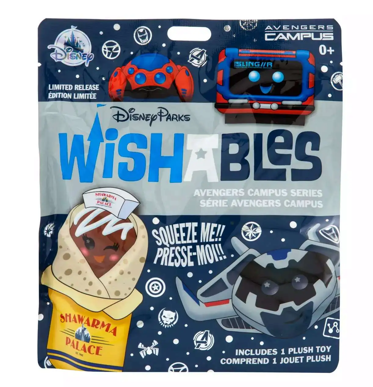 Disney Wishables Avengers Campus Series Exclusive 4-Inch Micro Plush Mystery Pack [1 RANDOM Figure]