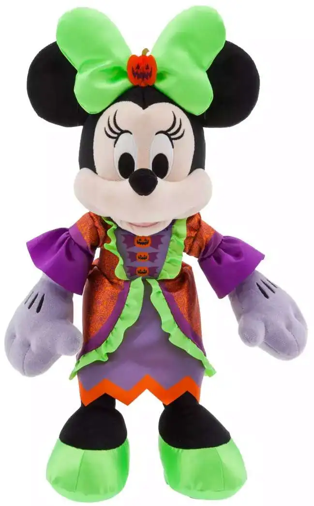 Disney 2024 Halloween Minnie Mouse Exclusive 15 Plush Neon