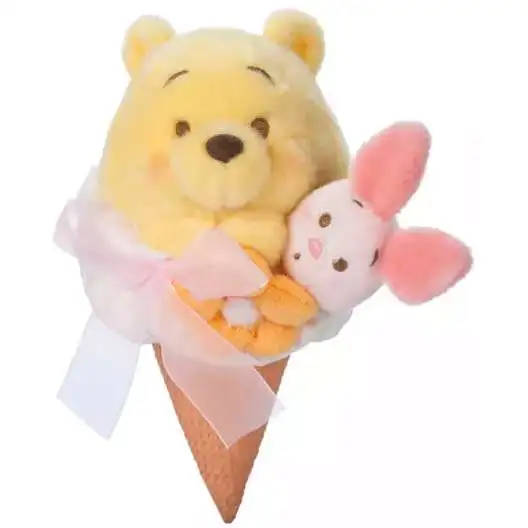 Disney Winnie the Pooh & Piglet Exclusive 9-Inch Floral Bouquet Plush
