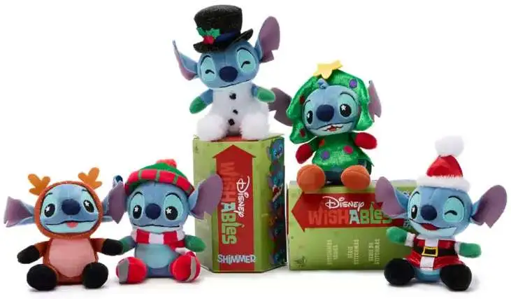 Disney Wishables Shimmer Series Stitch Exclusive 4-Inch Micro Plush Mystery Pack [1 RANDOM Figure]