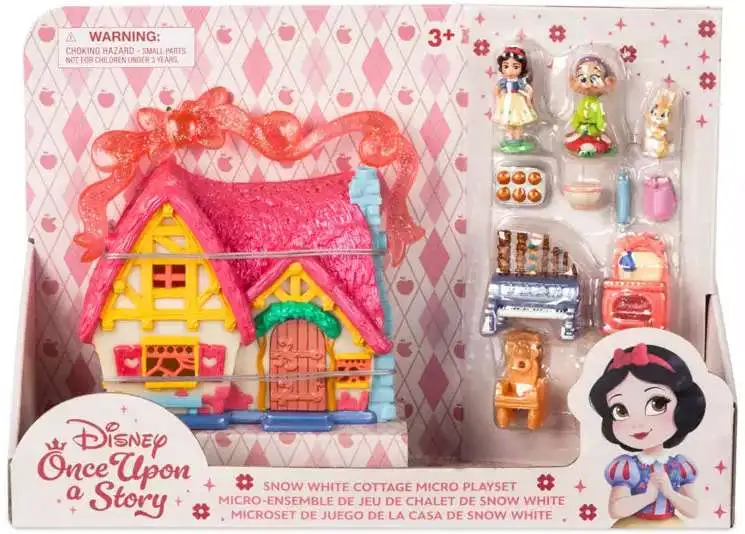 Disney Once Upon a Story Snow White Cottage Exclusive Micro Playset
