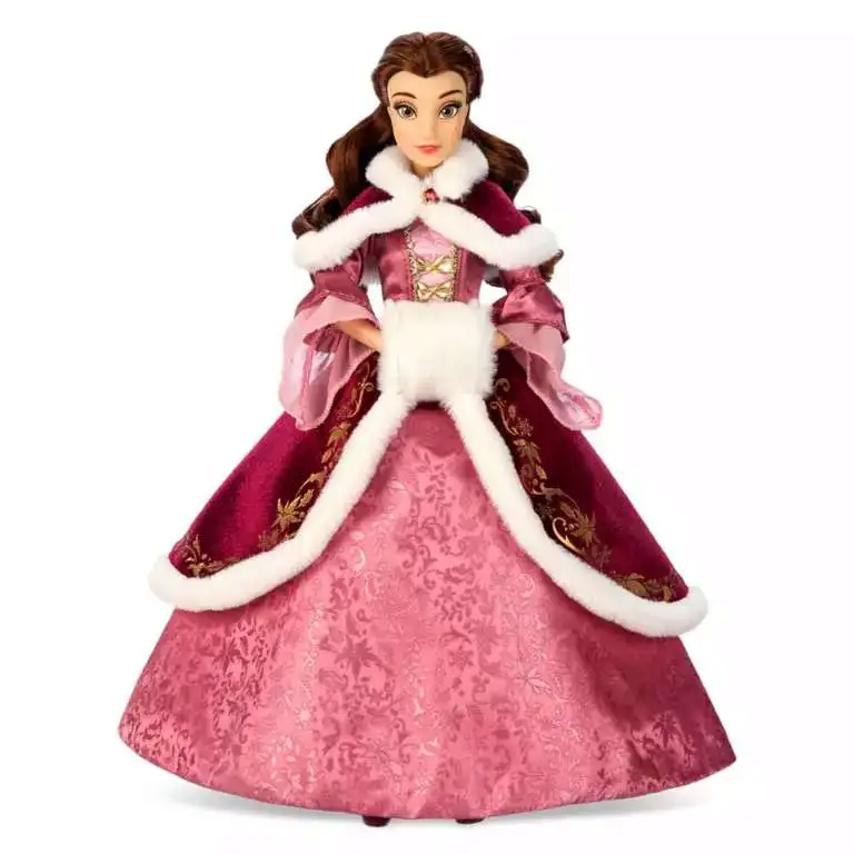 navy blue dress for baby girl New this year: Belle in a new winter cape in the Castle Courtyard. The dress  and jewelry are from the Pirates & Princess era, a former show in  Disneyland Park. 🥀✨ #Belle #