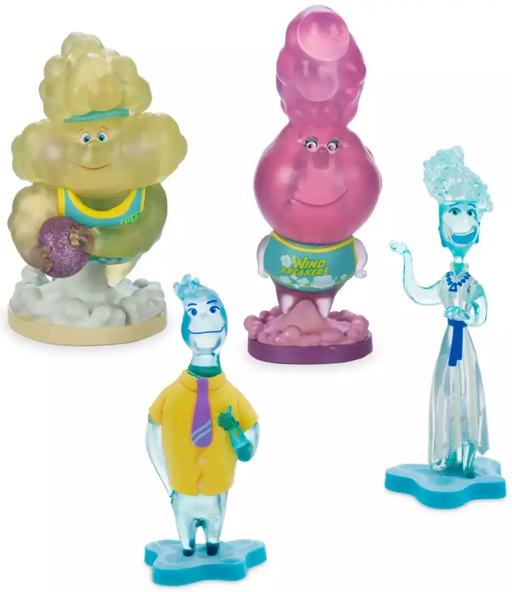 Disney Pixar Elemental Elemental Exclusive 3.75 9 Piece PVC Figurine ...