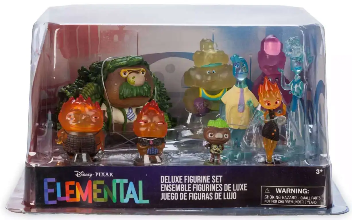 Disney and Pixar Action Figure 3 Pack of Elemental Characters