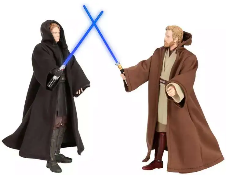 Disney Star Wars Power Force Obi-Wan Kenobi & Anakin Skywalker Exclusive Talking Action Figure 2-Pack [Battle of the Heroes]