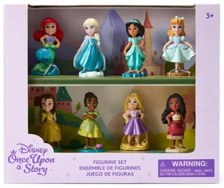 Disney Princess Once Upon a Story Exclusive Deluxe 8-Piece PVC Figure Playset