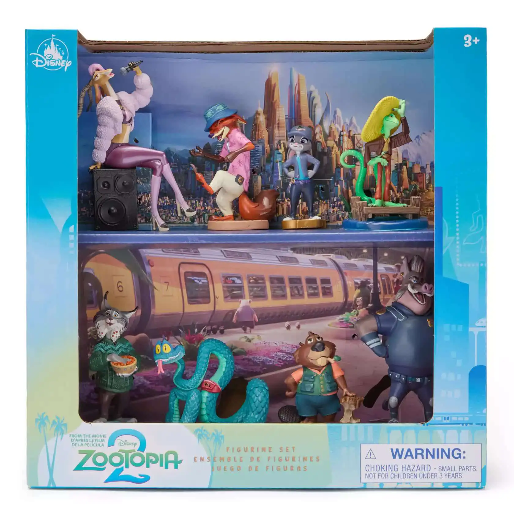 Disney Zootopia 2 Zootopia Exclusive 8-Piece PVC Figure Set - ToyWiz