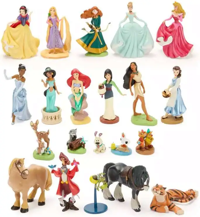 Disney Princess 4-Inch 20-Piece PVC Mega Figurine Playset