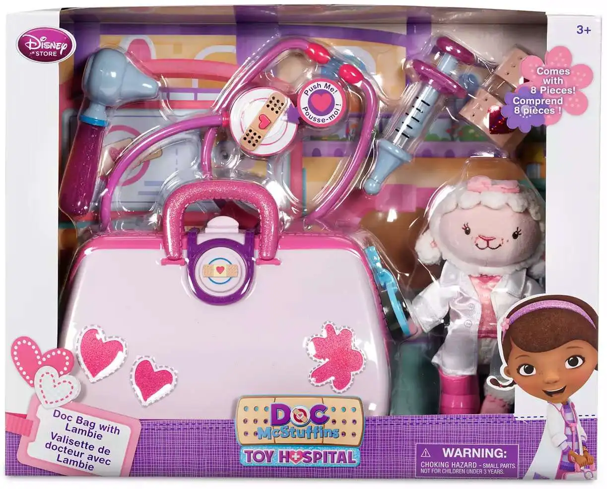 Disney Doc Mcstuffins Toy Hospital Doc Bag With Lambie Exclusive Play 