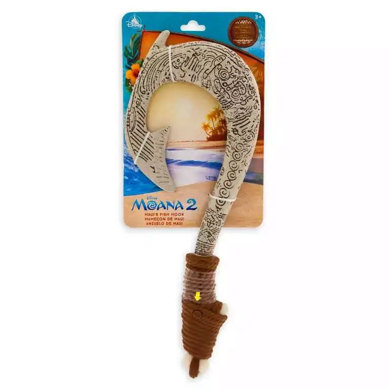 Disney Moana 2 Mauis Light-Up Fish Hook Exclusive Roleplay