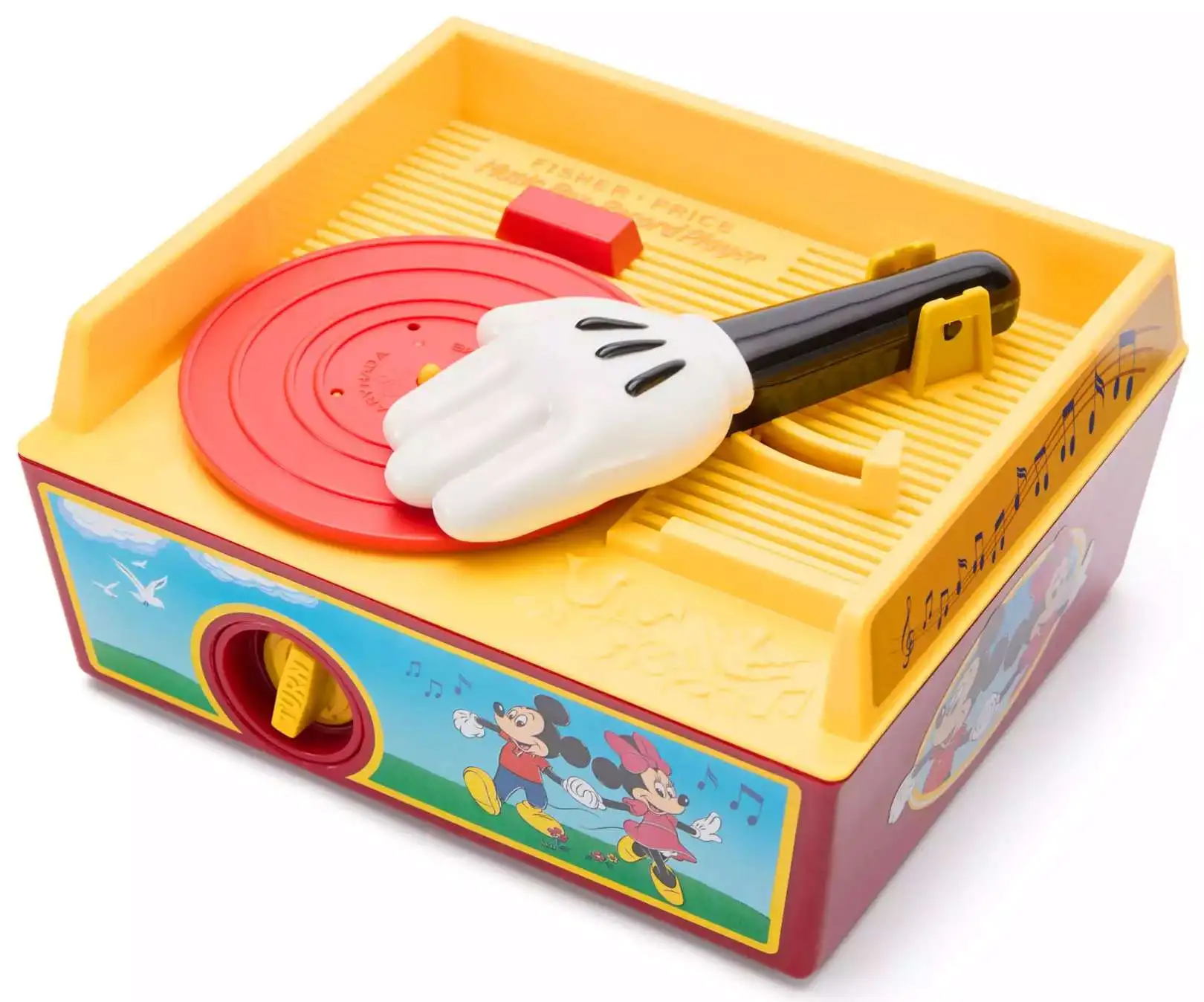 Fisher Price Disney Mickey Mouse Music Box Record Player Exclusive Playset