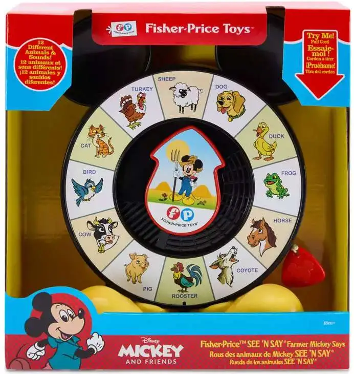 Fisher-Price Disney Farmer Mickey Says See 'N Say