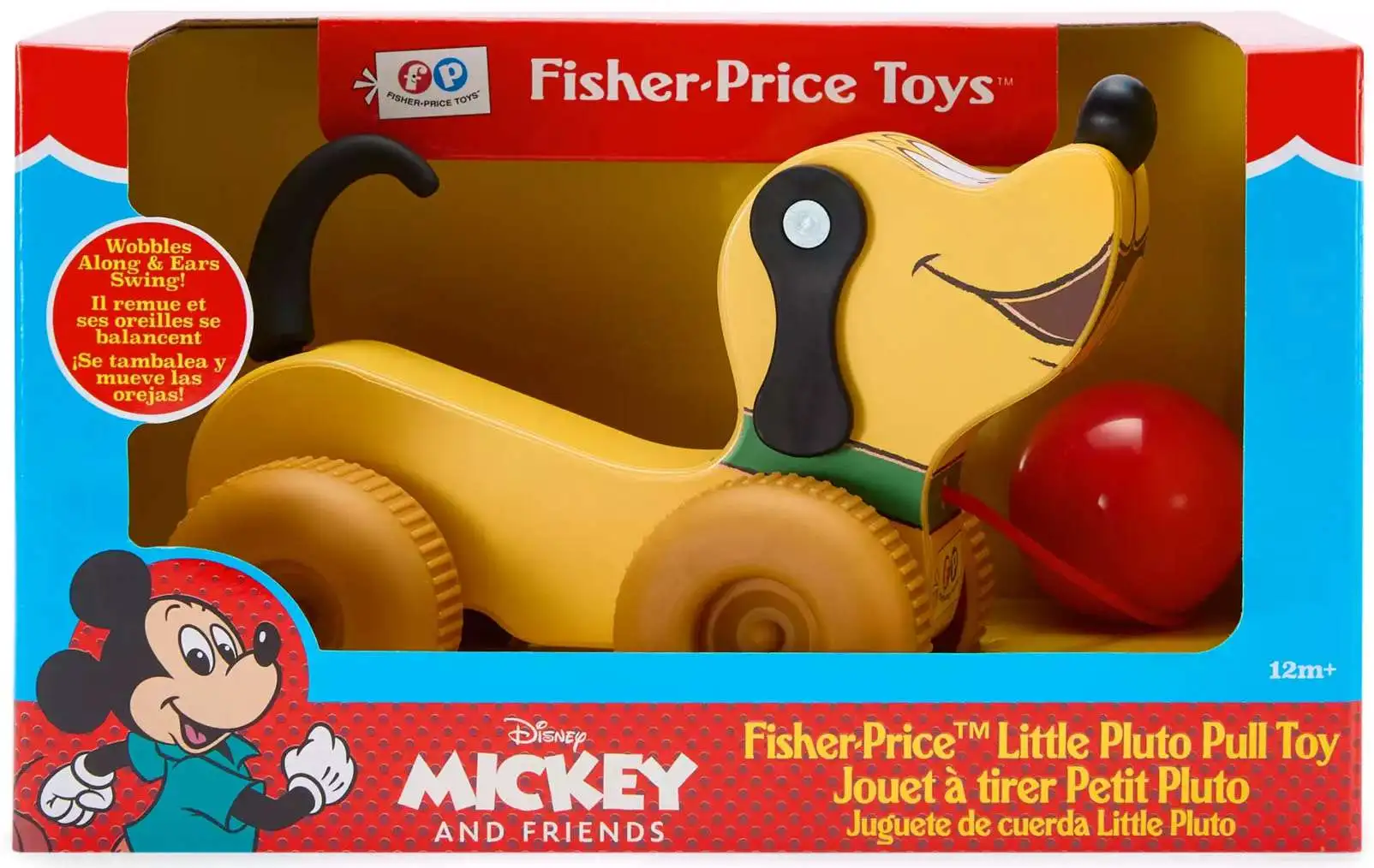 Disney Fisher Price Little Pluto Pull Toy