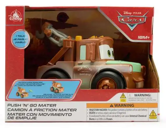 Disney / Pixar Cars Mater Push 'N' Go Talking Vehicle