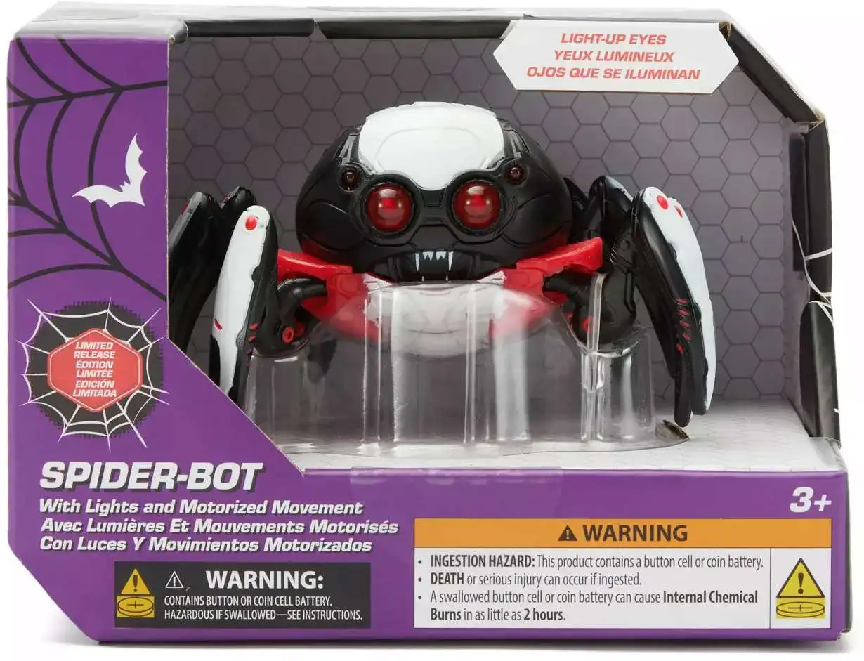 Disney Marvel Spider-Man Spider-Bot with Lights Motorized Movement