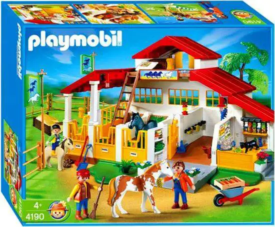 throw dust in eyes Plumber heal Playmobil Pony Ranch Horse Farm Set 4190 - ToyWiz
