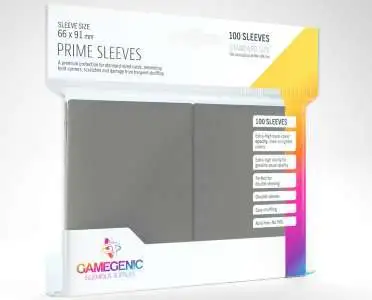 Gamegenic Prime Sleeves Grey Card Sleeves