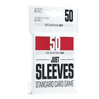 Gamegenic Just Sleeves Red Standard Size Card Sleeves 100 Count Asmodee -  ToyWiz